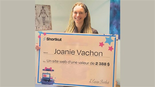 La massothérapeute Joanie Vachon remporte un concours