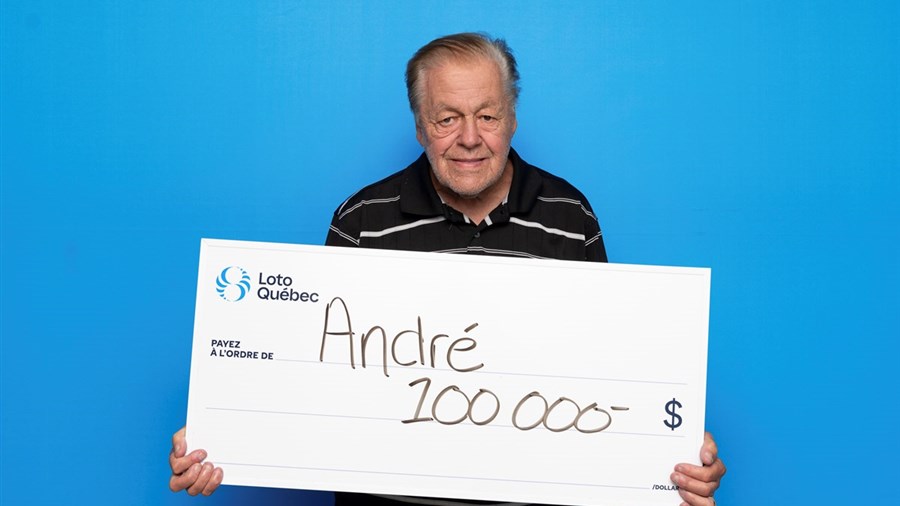 André Roy remporte 100 000$ grâce à un billet de loterie acheté à Sainte-Marie