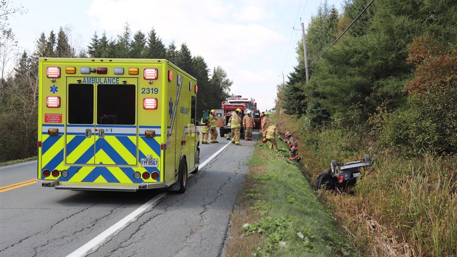 Accident de la route à Saint-Honoré-de-Shenley
