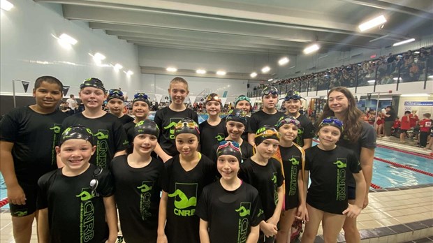 De belles performances pour les jeunes du Club de natation régional de Beauce
