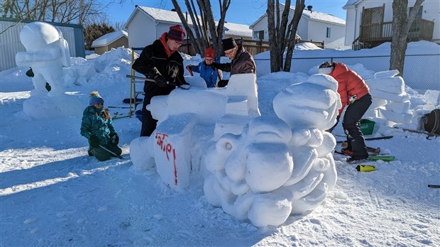 Sculptures sur neige: le concours reporté au week-end prochain