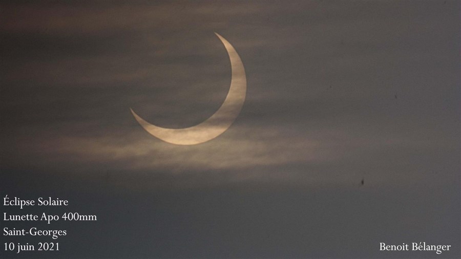 Une éclipse totale sera visible à Saint-Georges le 8 avril  