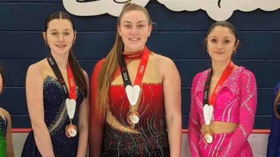 Trois médailles de bronze pour les patineuses du club de Saint-Prosper
