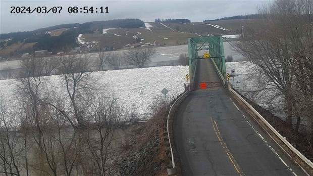 Rivière Chaudière: le pont reliant Saint-Joseph et Saint-Joseph-des-Érables est fermé