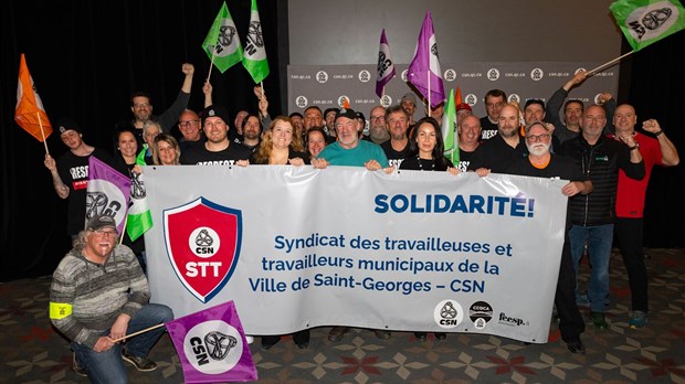 Saint-Georges: les grévistes obtiennent l’appui du conseil confédéral de la CSN