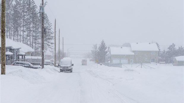 La Beauce reçoit un avertissement de neige abondante pour la journée