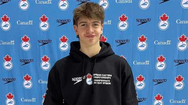 Championnats canadiens de l'Est en natation: Émile Bergeron fait bonne figure