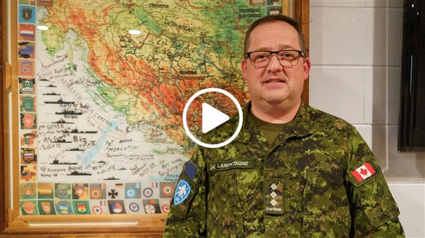 Stéphane Lamontagne est capitaine au Régiment de la Chaudière