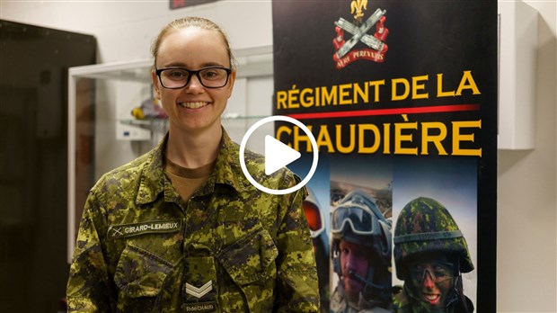 Andréanne Girard-Lemieux est caporale au Régiment de la Chaudière