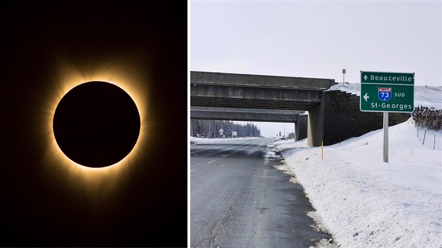 Prudence sur les routes pendant l'éclipse solaire
