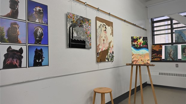 Cégep Beauce-Appalaches: les étudiants en arts visuels exposent leurs oeuvres de fin d'année