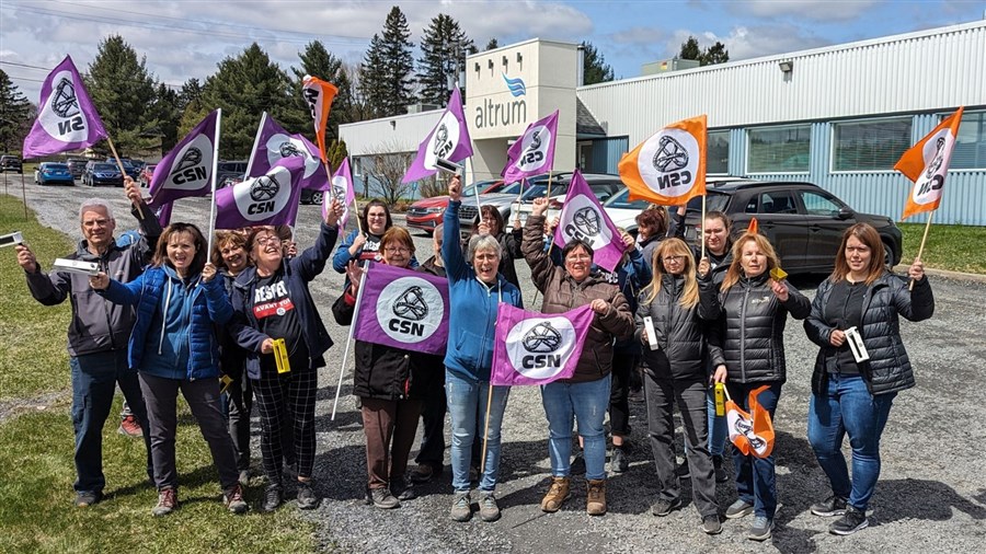 Usine Altrum : les membres du syndicat rejètent l'offre de l'employeur