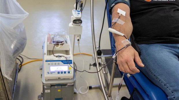 Dix collectes de sang à venir dans la région