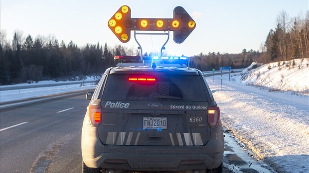 Autoroute 73: carambolage à hauteur de Beauceville