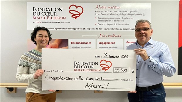 Campagne postale de la Fondation du cœur: une récolte de 55 500 $