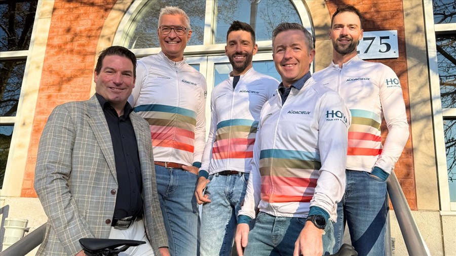 Desjardins reconduit son partenariat avec l’équipe cycliste Les AudacYeux 