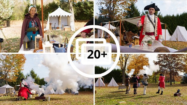Un campement militaire de 1775 pour souligner le passage de Benedict Arnold en Beauce