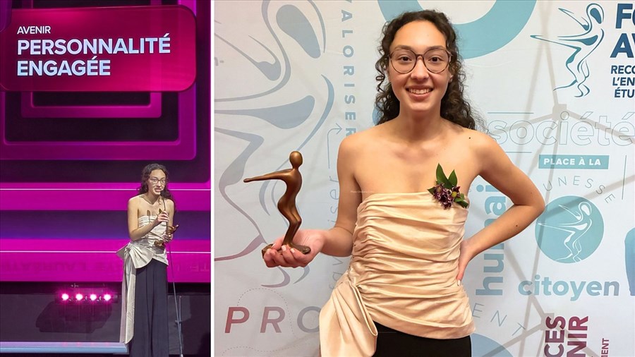 Le prix de la «Personnalité engagée» pour la cégépienne Laura Hétu