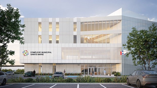 Sainte-Marie dévoile la maquette de son futur complexe municipal