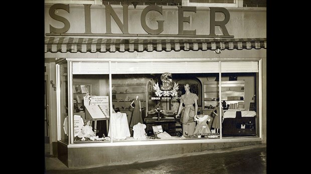 Le magasin de machines à coudre Signer à Saint-Georges