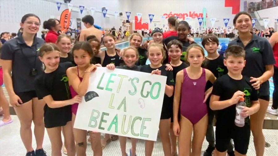 Bon début de saison pour le Club de natation régional de Beauce