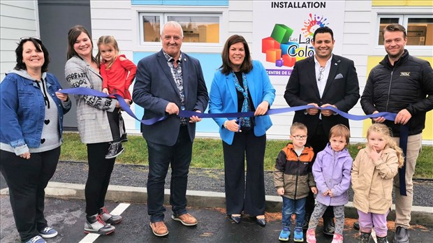 Inauguration en Beauce du premier CPE préfabriqué au Québec