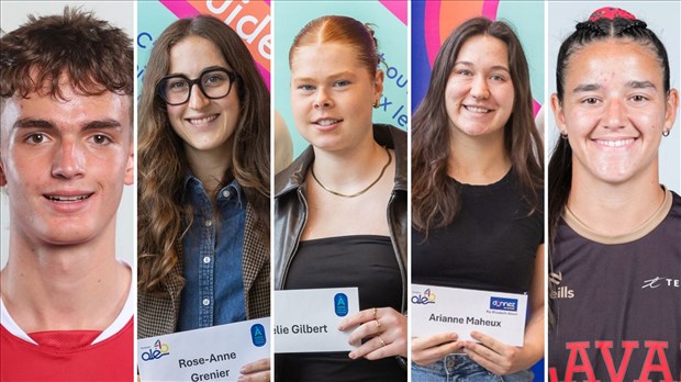 Des bourses pour cinq athlètes de la Beauce