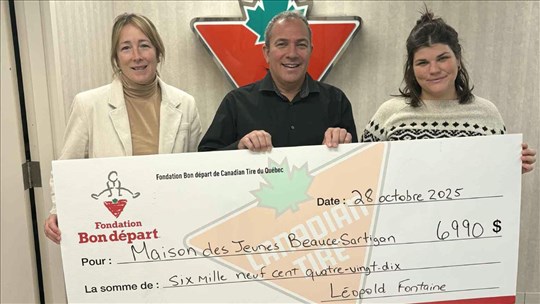 La Maison des jeunes Beauce-Sartigan reçoit près de 7 000 $ en matériel