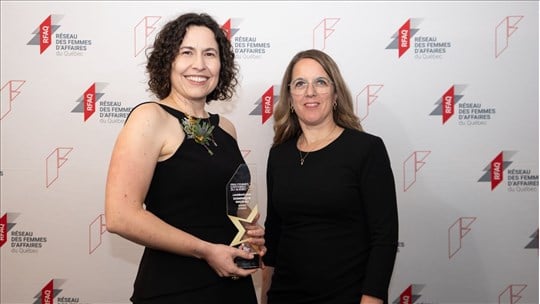 Dominique Nadeau remporte le Prix Femmes d’Affaires du Québec 2025