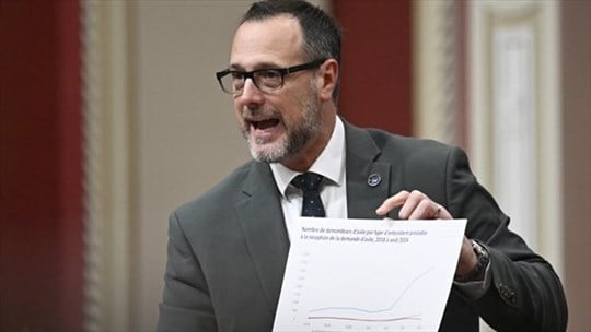 Immigration: Roberge opte pour une baisse modérée et vise 45 000 par année