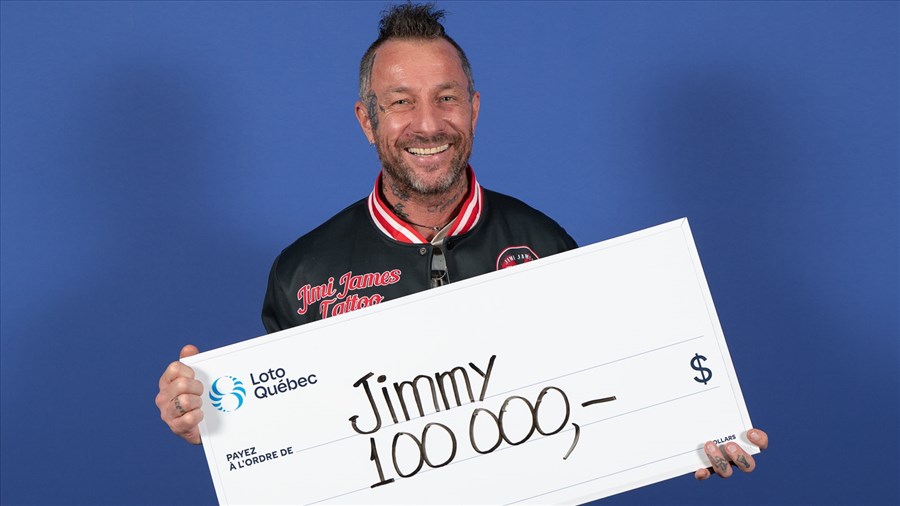 Jimmy Morrissette remporte 100 000$ avec un billet de Gagnant à vie