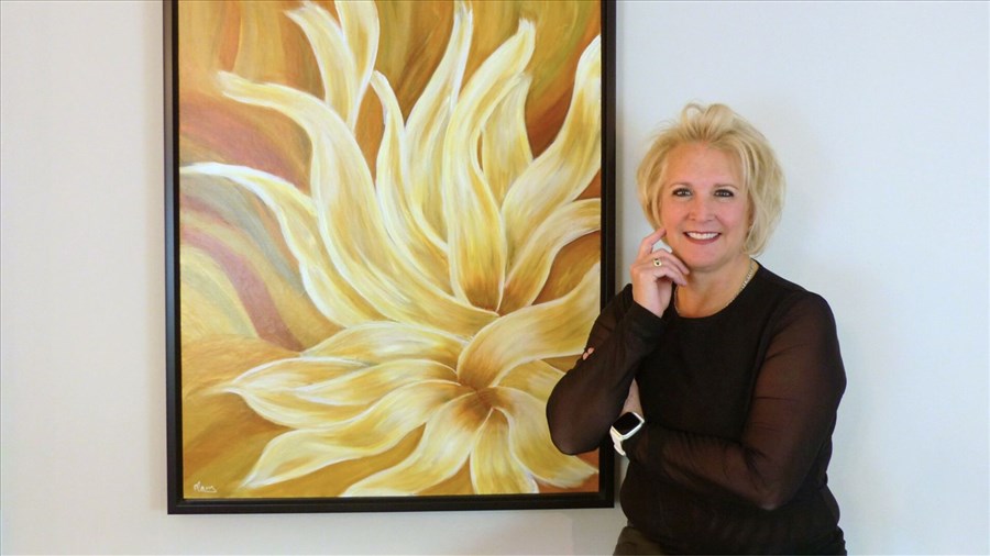 L'artiste peintre Nancy Mercier exposera une oeuvre en Espagne