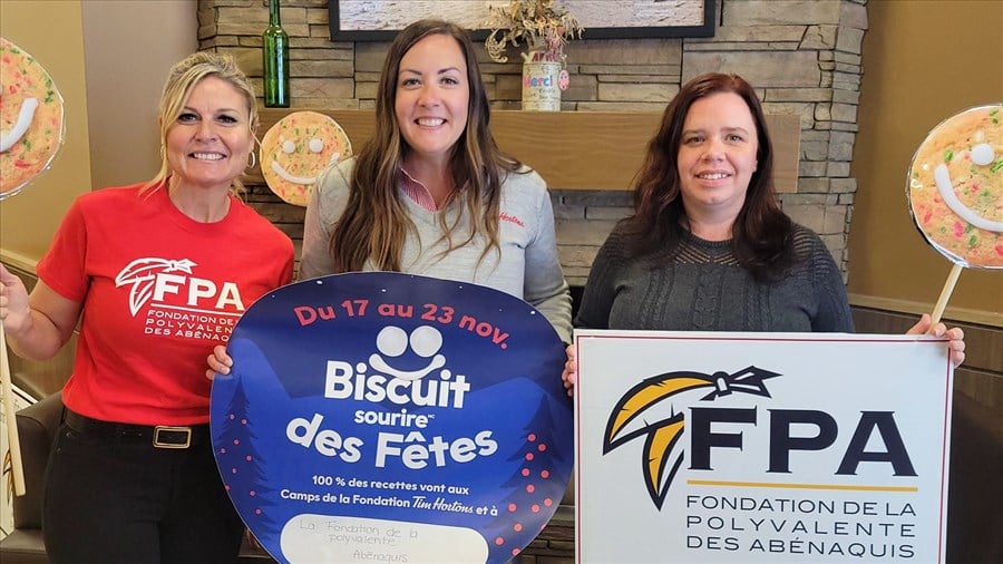 Un Biscuit Sourire pour soutenir les jeunes de la Polyvalente des Abénaquis