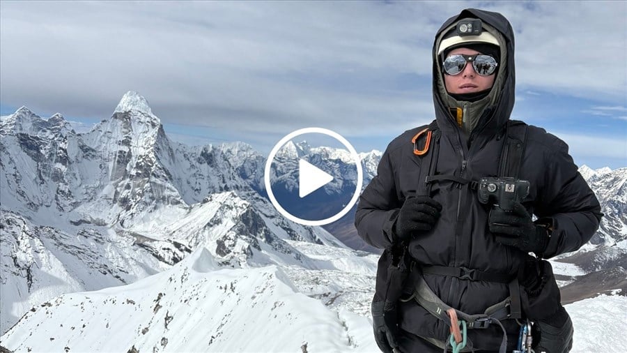 À 19 ans, Justin Rodrigue revient du Népal après avoir gravi l’Island Peak