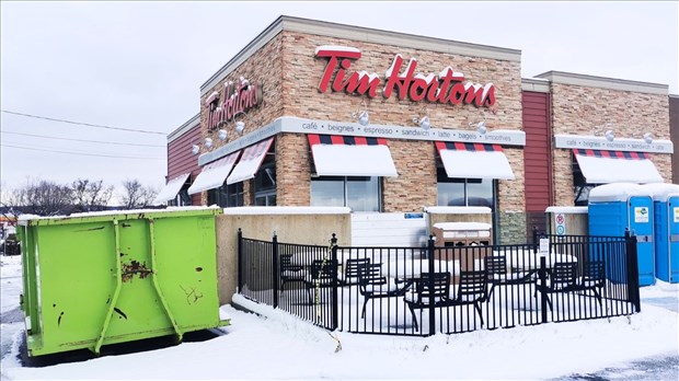 Tim Hortons à Beauceville: réouverture en décembre
