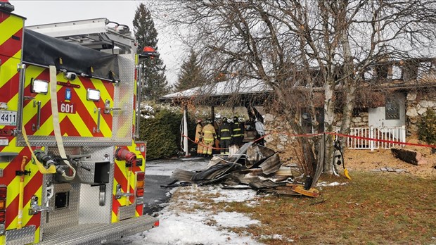 Feu de résidence à Saint-Georges