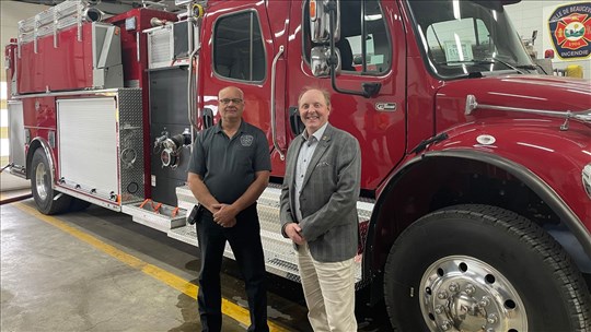 Un nouveau camion pour les pompiers de Beauceville