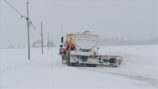 Jusqu’à 15 cm de neige attendus en Beauce d’ici demain