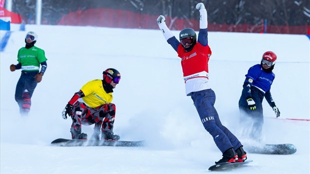 Première course de l'année et première médaille d'or pour Eliot Grondin