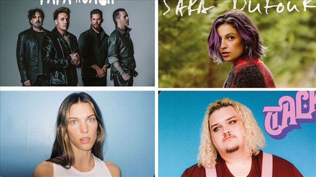 Sara Dufour, Charlotte Cardin et Talk se joignent à Papa Roach