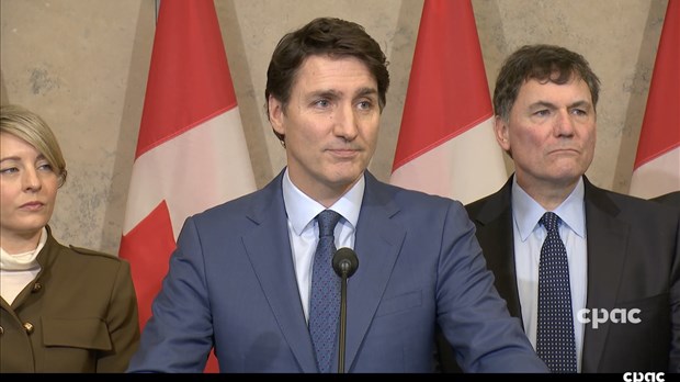 Tarifs douaniers : « Aucun prix n’est trop élevé pour défendre le Canada », dit Justin Trudeau