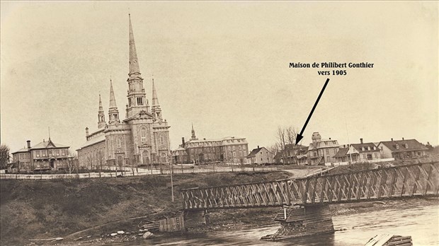 La maison Gonthier dans l'ouest il y a plus d'un siècle