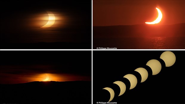 Retour en images sur l’éclipse solaire partielle de ce samedi matin