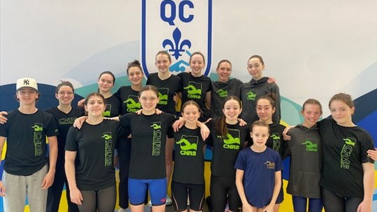 Natation : de belles performances pour les nageurs du CNRB à la Coupe Québec