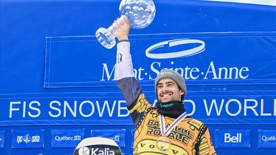 Médaillé d’or, Éliot Grondin ajoute un point d’exclamation à sa saison