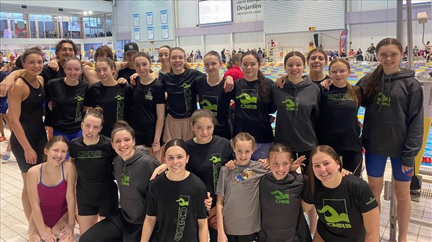 Excellentes performances des nageurs du CNRB à l’Université Laval