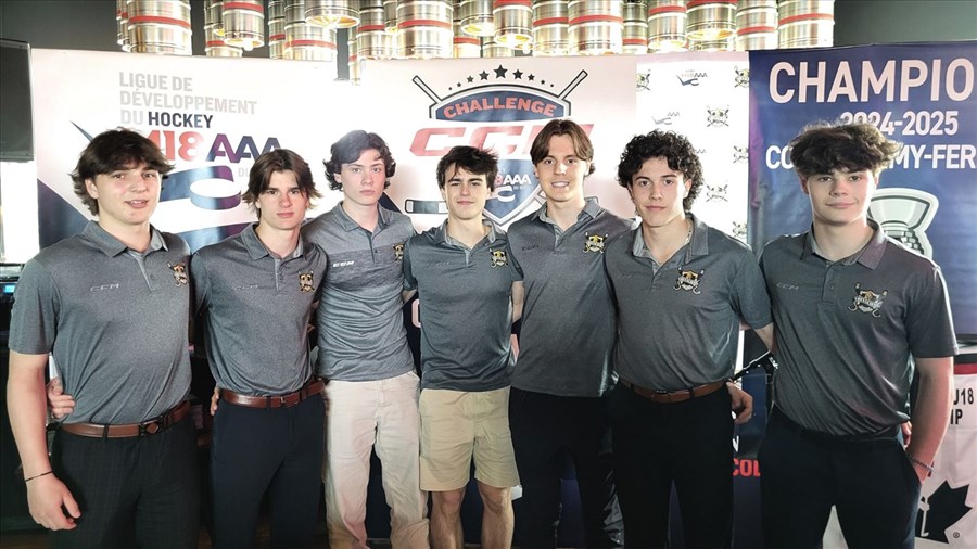 Sept Beaucerons bien fiers de leur saison avec les Chevaliers de Lévis 