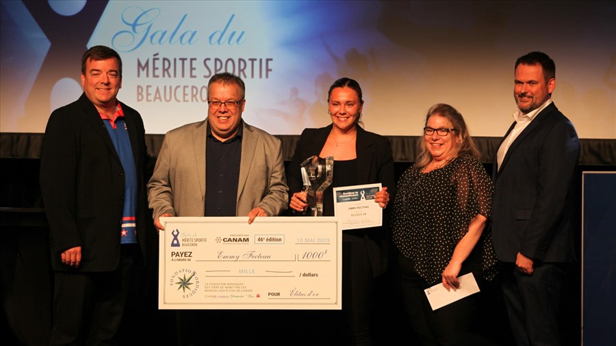 Emmy Fecteau couronnée d’or au Gala du Mérite sportif beauceron