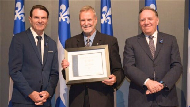 Un citoyen de Chaudière-Appalaches honoré pour son sauvetage exceptionnel