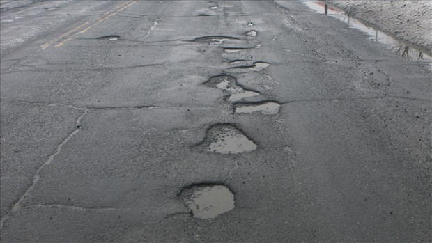 Trois routes de la Beauce parmi les pires de Chaudière-Appalaches